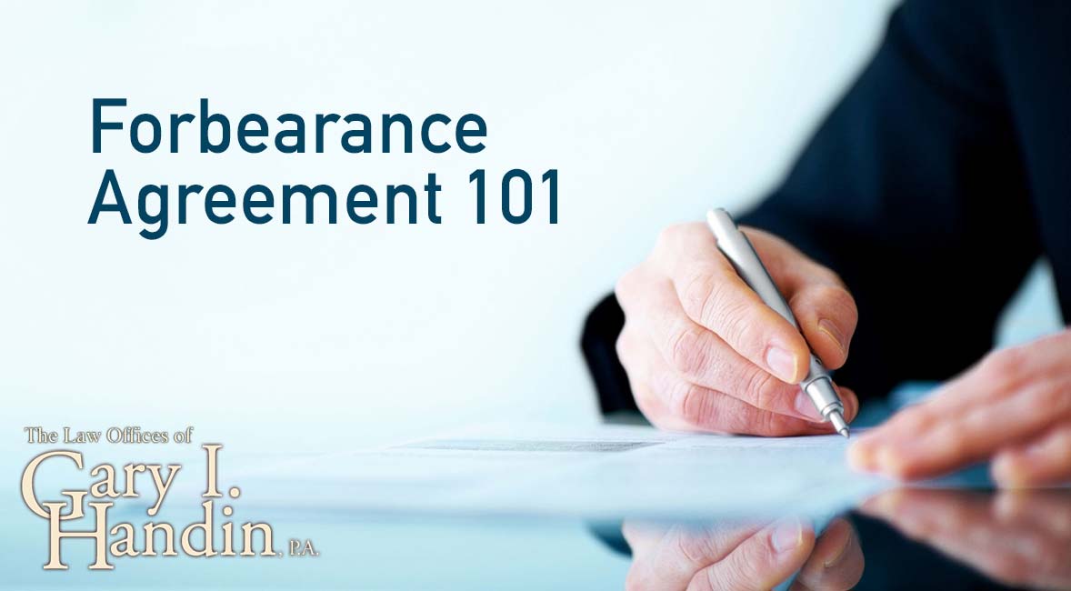 forbearance agreement