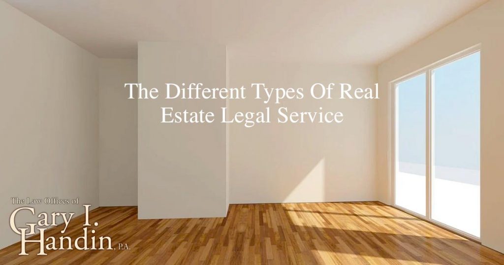 What Are The Different Types Of Real Estate Legal Services Offered?