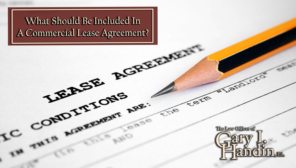 commercial lease agreements