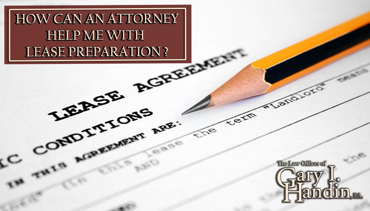 lease preparation